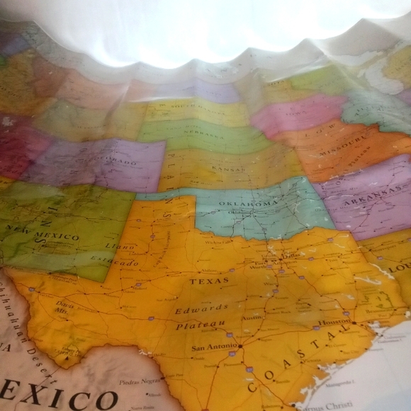 WayPoint Toys Waypoint United States Laminated Dry Erase Map Has